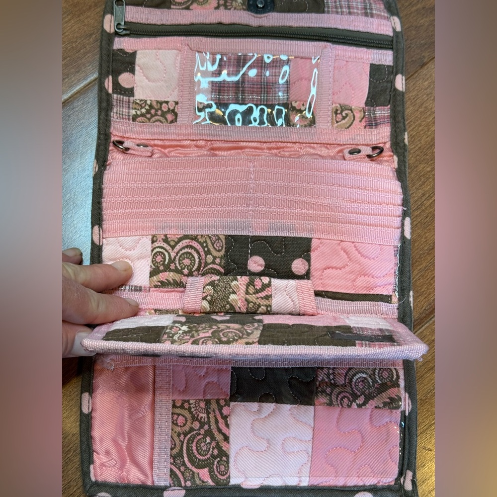 Donna Sharp Patchwork Wallet/Crossbody - Pink And… - image 7